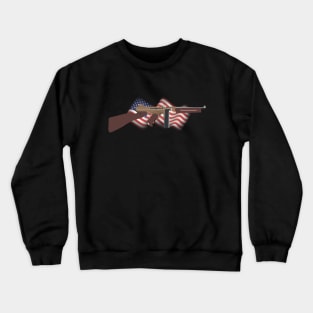 Patriotic WW2 Tommy Gun Crewneck Sweatshirt